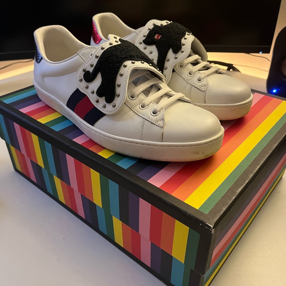 Gucci Angry Cat Ace Patch Sneaker G9/US10.5